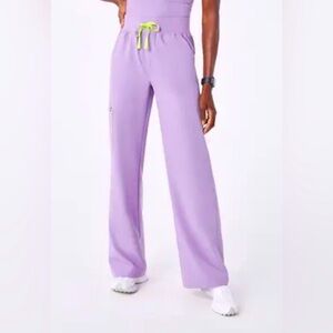 Figs Lavender Dew  Women's Isabel Scrub Pants  Small Tall